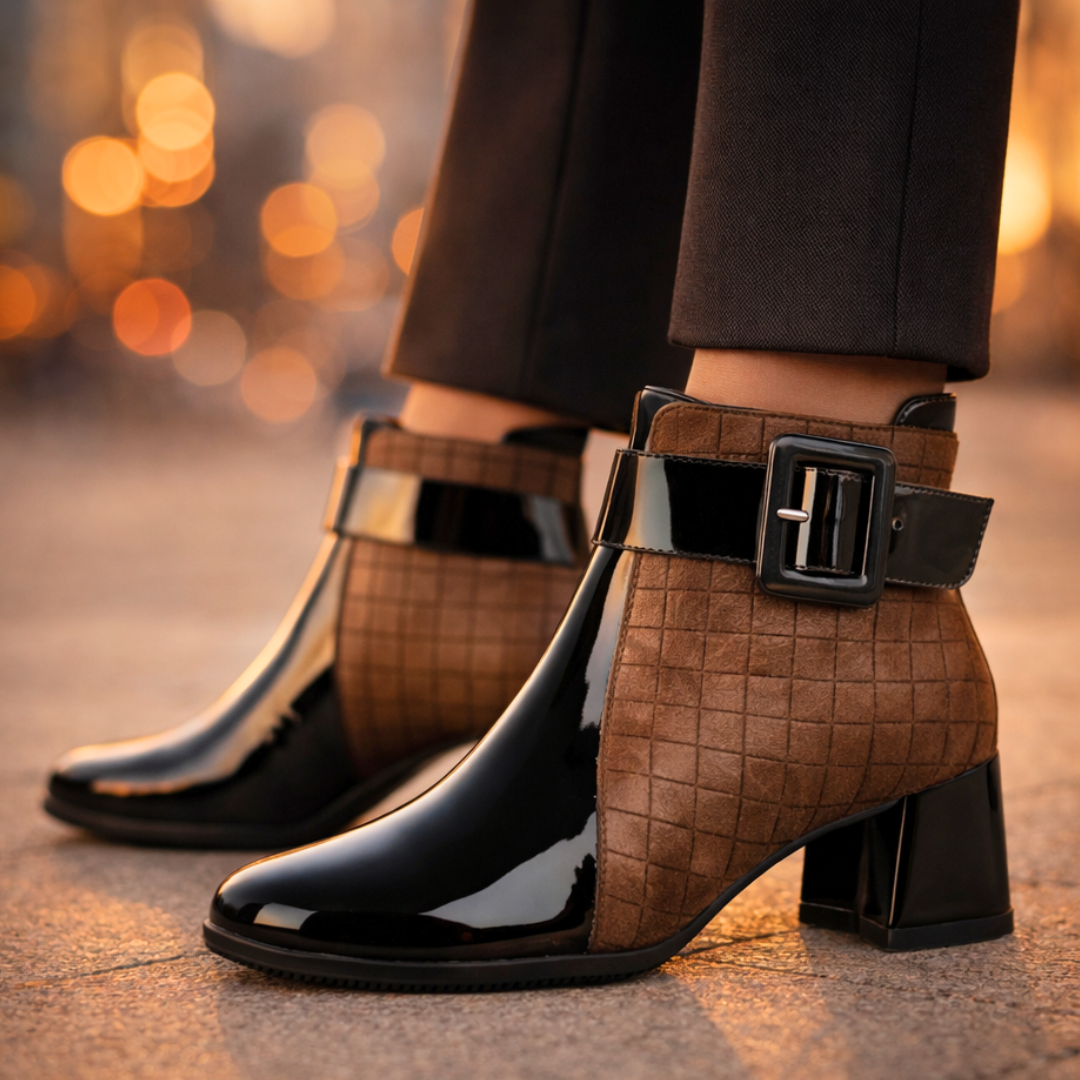 Harper Lane Leather Ankle Boots