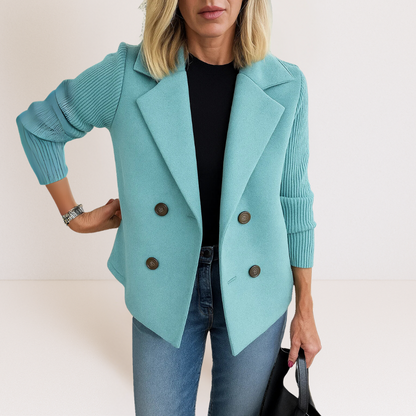 Celeste | Knit Sleeve Blazer