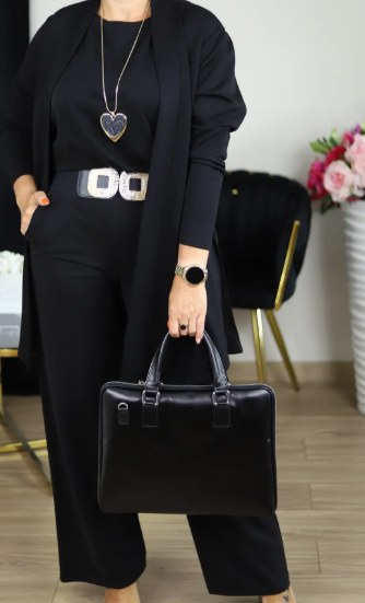 Elegant Longline Cardigan 3-Piece Set