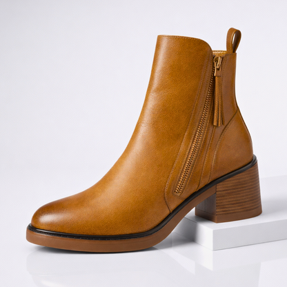 Odette Leather Ankle Boots