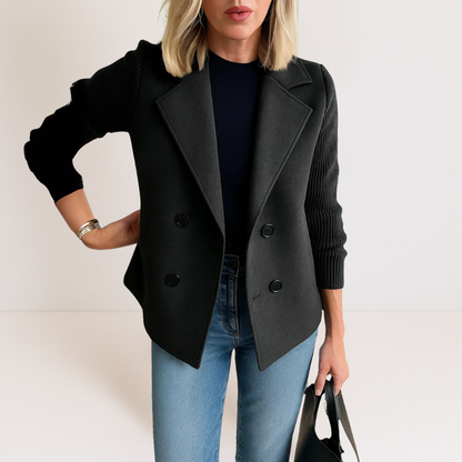 Celeste | Knit Sleeve Blazer