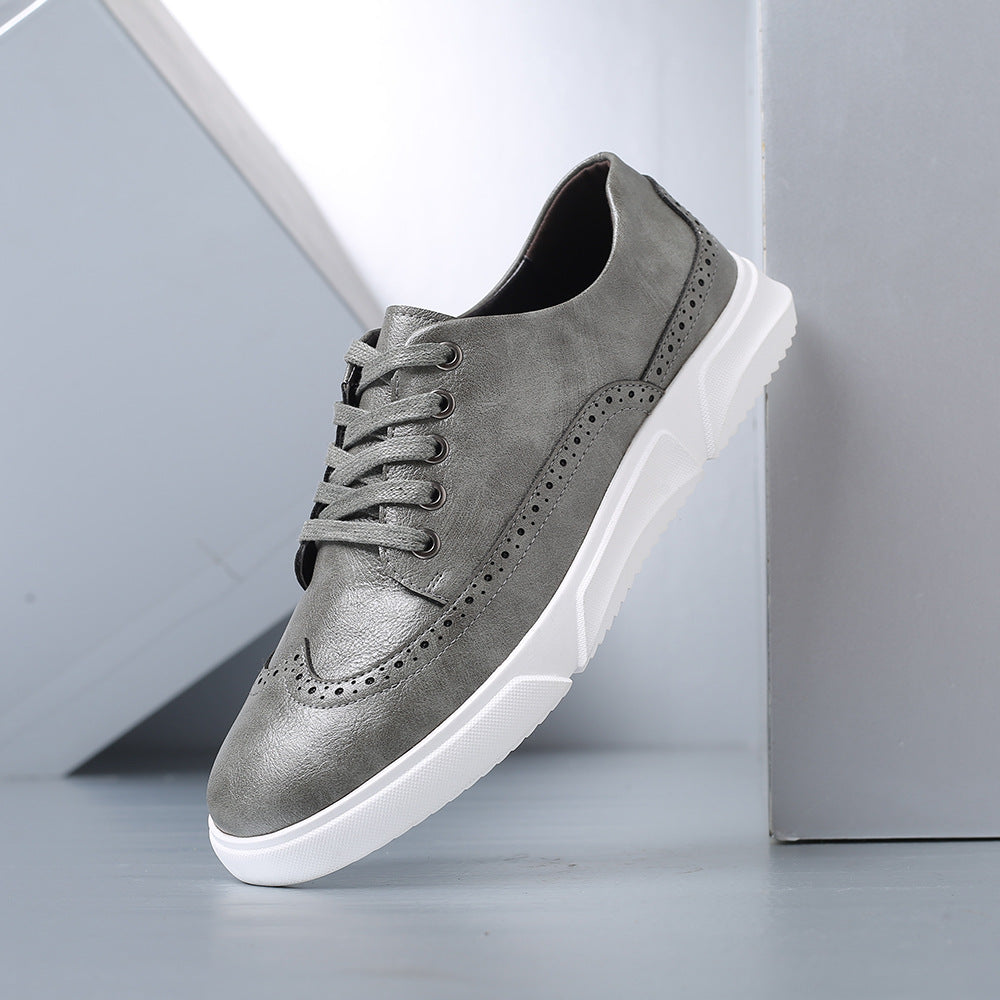 Calver Leather Brogue Sneakers
