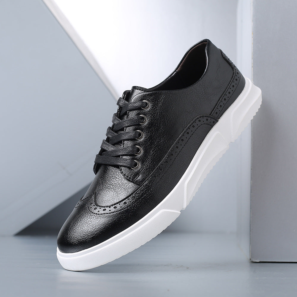 Calver Leather Brogue Sneakers